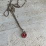 Vintage Italian 925 Silver Enamel Snake Necklace Image 2