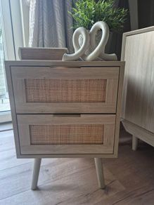 Rattan bedside Cabinet