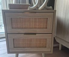 Rattan bedside Cabinet