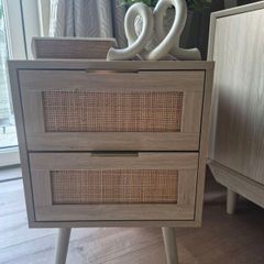 Rattan bedside Cabinet