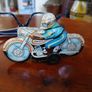 Vintage tinplate motorcycle Image 2