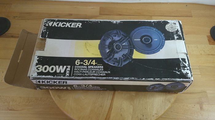 Kicker CS Series 6-3/4" (165mm) Coaxial Car Speakers 300W Peak CS67 New Boxed Unused