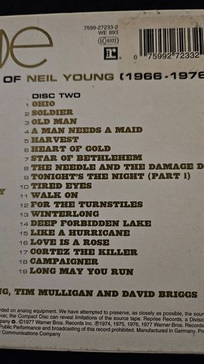 Neil Young. Decade. The Very Best Of (1966-1979). 2 CD