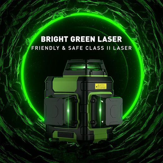 New Huepar 12 lines 3D green laser level