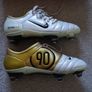 Football Boots Nike Air Zoom Total 90 III White/Gold (2004) Size 7UK SG Image 7