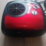Compact red Electric fan heater Image 3
