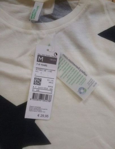 BNWT Benetton Girls Top And Leggins Set