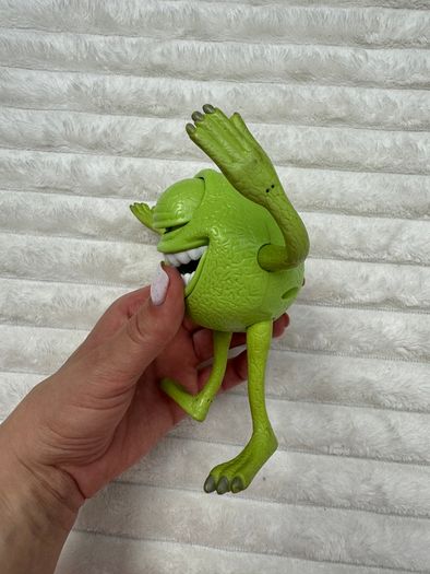 2002 Mike Wazowski approx. 13 cm. McDonald's Disney Monsters Inc CAN'T STAND Used Please see photos