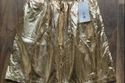 BRAND NEW Girls Gold Skirt: 10yrs