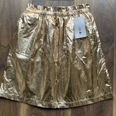BRAND NEW Girls Gold Skirt: 10yrs