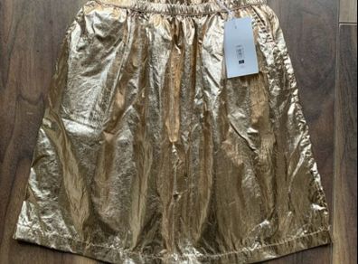 BRAND NEW Girls Gold Skirt: 10yrs