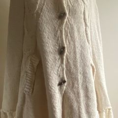 Rose D Italy Handknit Woolblend Cape/Poncho Size Uk10-12 W