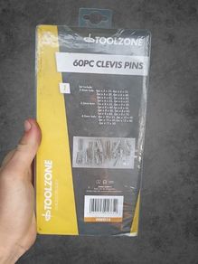 TOOLZONE 60PC Clevis Pins Assortment Set