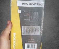 TOOLZONE 60PC Clevis Pins Assortment Set