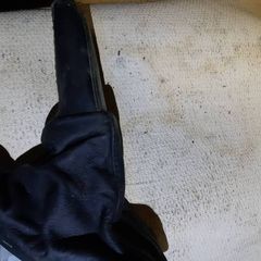 Genuine 5 E60 E61 Black Leather Handbrake Lever Cover