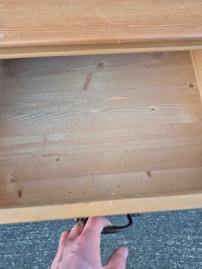 Pine 3-Drawer Bedside Locker
