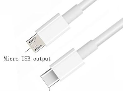 Type C USB-C Male To Micro USB Male Cable Charger Data OTG Cord