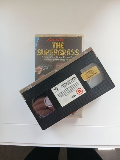 The Supergrass Film On A High Quality MAXELL Tape Ex Rental.