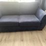 Navy Blue 2 and 3 seater sofas Image 3