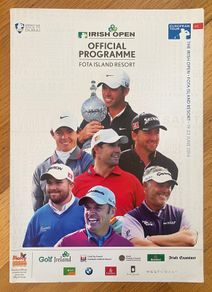 Very Rare 2014 Irish Open Programme - Fota Island Resort, Co. Cork