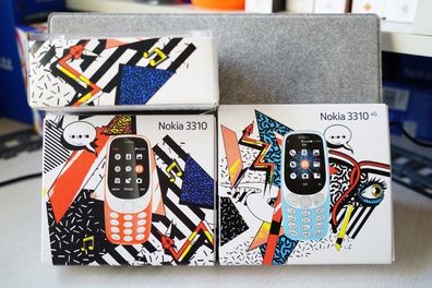 Nokia 3310 3G Unlocked Dual SIM Phone Bluetooth Flashlight.