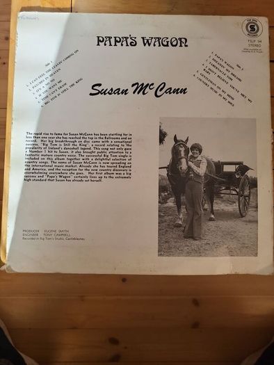 Susan McCann Papas Wagon Vinyl LP Top Spin Irish Country