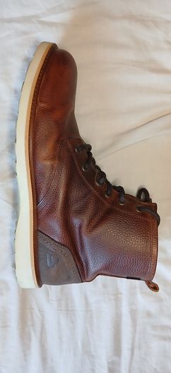 Mens brown bullboxer leather boots EU 46, UK 11