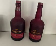 Red Brest whiskey bottles