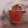 Vintage 9ct Gold 375 and Shell Cameo Brooch. 2,9g Image 3