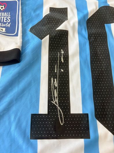 Lionel Messi Signed Argentina Qatar 2022 World Cup Final Winners Shirt Plus COA