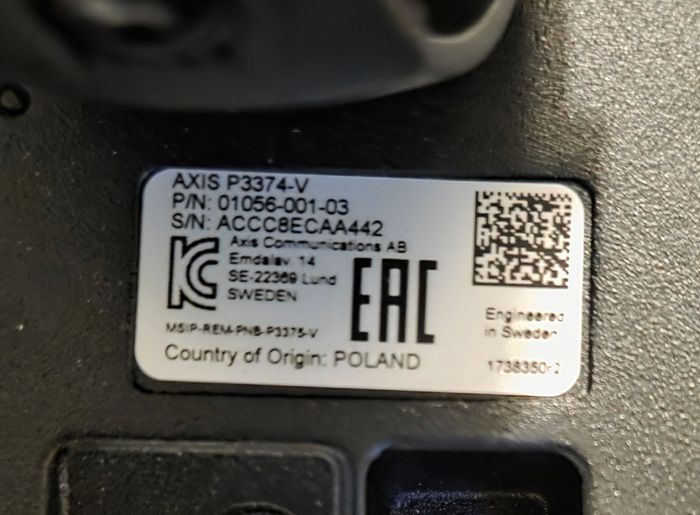 Axis i.p Camera x 3(Used)