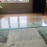Large Cherrywood Dresser,Yew Sideboard,Glass Table Image 7