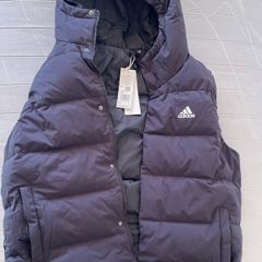 Adidas gilet down jacket vest hoodie size large