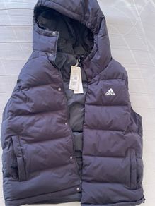 Adidas vest hoodie gilet Jacket size large brand new