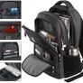 Laptop Backpack with USB Charging&Headphone Port,Anti-Theft Business Computer Rucksack with Breathable Padded Shoulder Strap, Water Resistant for School/Work/Travel Image 2