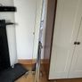 Freestanding, Tilting Cheval Mirror on polished Chrome Frame Image 2