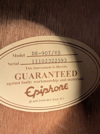 Epiphone DR90-T Acoustic Guitar
