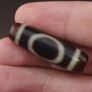 Antique Himalayan Tibetan Circle & Square Eyes Agate Dzi Bead Amulet Pendant Image 10