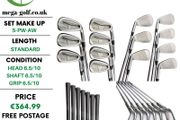 Ping i200 Irons / 5-Pw-Aw / AWT 2.0 Regular / Red Dot