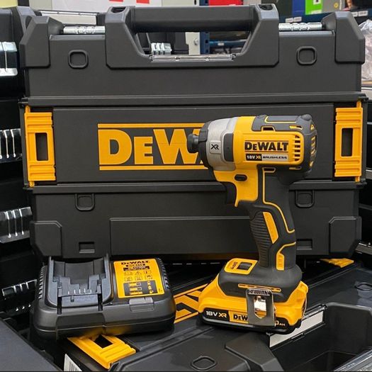 DeWALT 18V XR Cordless Brushless Impact Wrench 1/2 Drive. DeWALT 18V XR Cordless Brushless Angle Grinder. DeWALT 18V XR Cordless Brushless 3 Speed Impact Driver. Dewalt 18V XR Cordless Air Compressor / Triple Source Inflator. Dewalt 18V / 54V Batteries