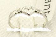 Platinum Plated Heart Ring