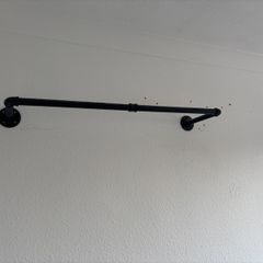 Set of 3 wall mounted clothes rail