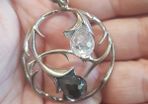 QC Sterling Silver pendant Ying and Yang