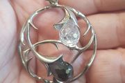 QC Sterling Silver pendant Ying and Yang