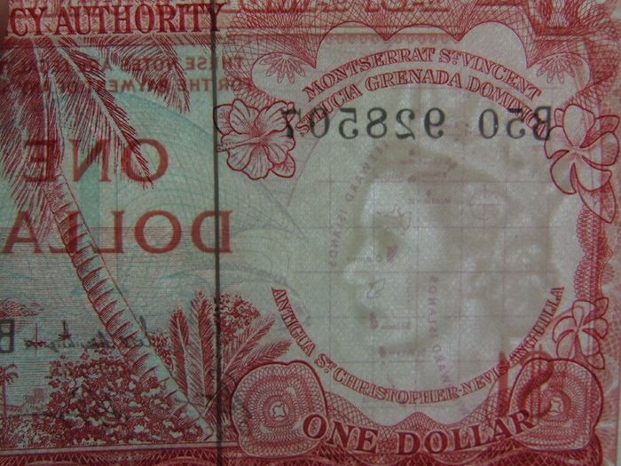 1965 East Carribean One Dollar