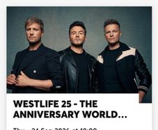 west life ticket