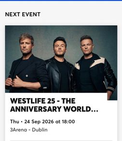 west life ticket