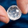 Clearance Large Faceted Drilled Quality Clear Quartz Bead For Bracelet Necklace 18x8mm 3g Image 3