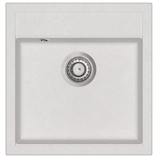 Granite Kitchen Sink Single Basin White