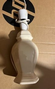 Vintage Table Lamp Base Stand l Large Ceramic Pottery Jar 13"